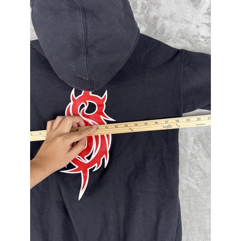 Vintage Slipknot Graphic Full Zip Hoodie Womens Small Grunge Emo Y2K Band Rock - Picture 9 of 11